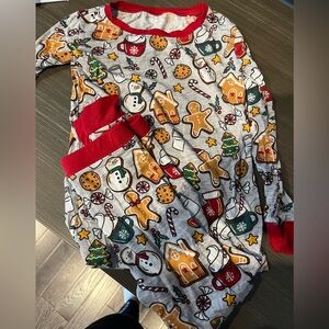 little sleepies bamboo holiday pajamas - 2 piece long sleeves and pants size 4t